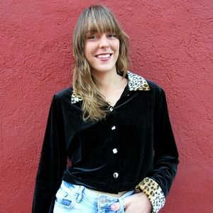 Velvet Cheetah Top Size M